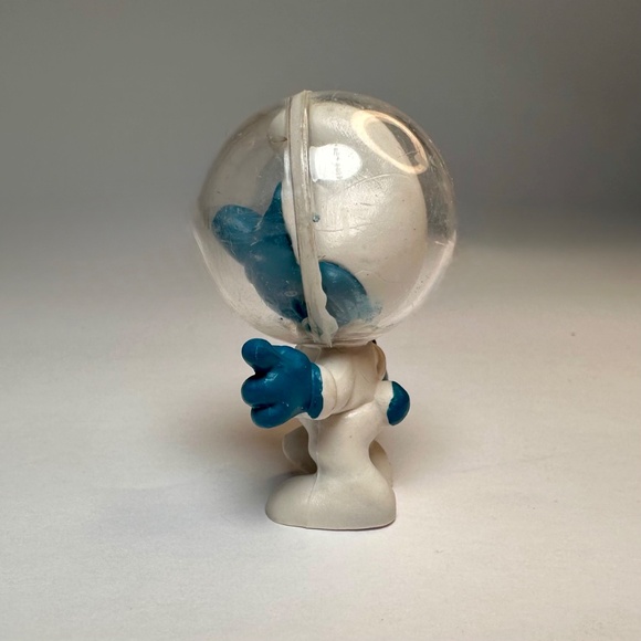 Vintage Schleich Astronaut Smurf Figure – Space Smurf – Made in Portugal - Picture 4 of 8